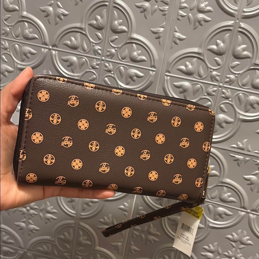 Brown Paris B Logo Wallet